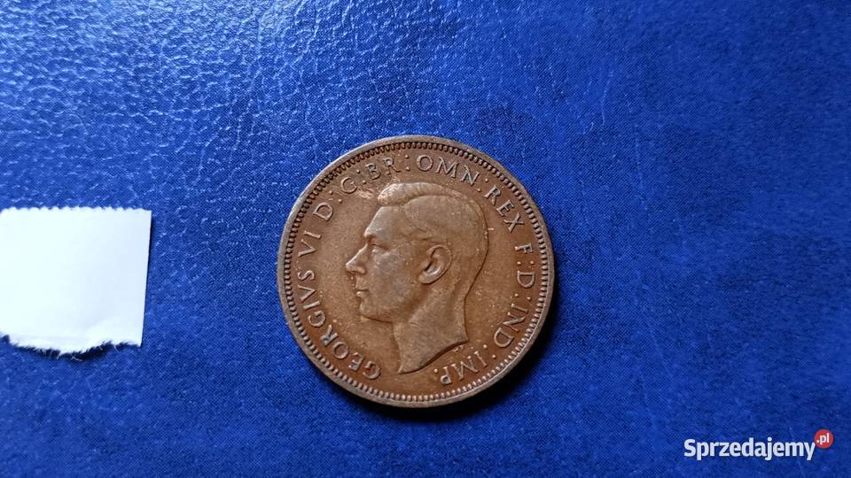 Stare monety 12 pens 1948 Anglia Lesko