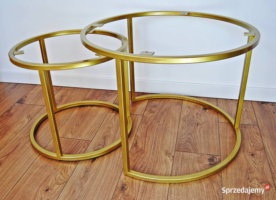 złoty komplet podstaw pod stoliki 6080 50cm lubelskie Lublin