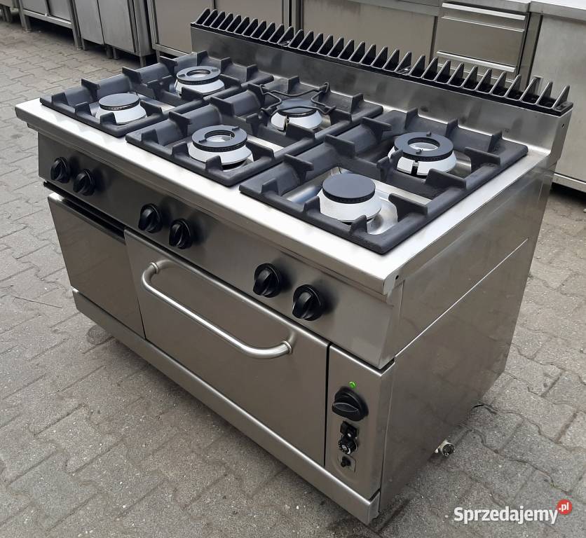 KUCHNIA GAZ 6 PAL Z PIEKARNIKIEM JUSTA PALNIKI Gastronomia Nowe Skalmierzyce