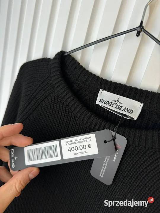 Sweter Stone Island czarny nowa kolekcja Warszawa