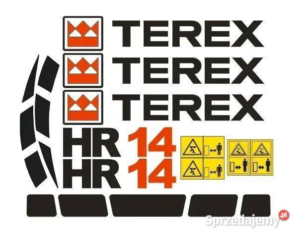 Naklejki oklejenie TEREX HR14 Zamiennik mazowieckie Janików