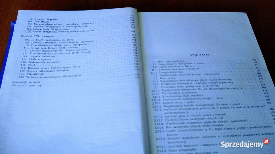 Mechanika i akustyka podręcznik Fizyka Gdańsk sprzedam