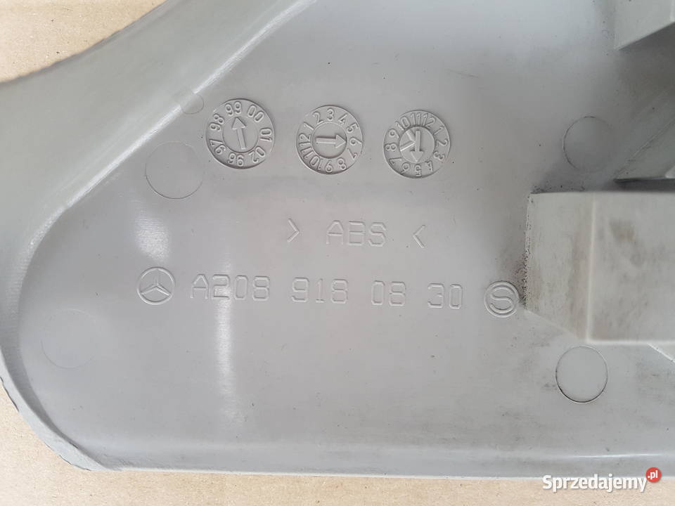 osłona maskownica siedzenia prawego osobowe Części Gdańsk