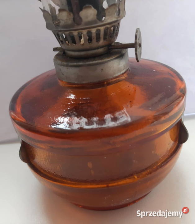 Stara PRLowska lampa naftowa produkcji polskiej Łódź