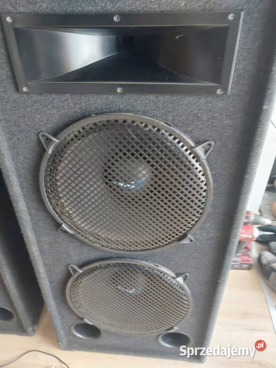 Nagłośnienie kolumny estradowe wzmacniacz mikser Sprzęt estradowy, studyjny i DJ-ski