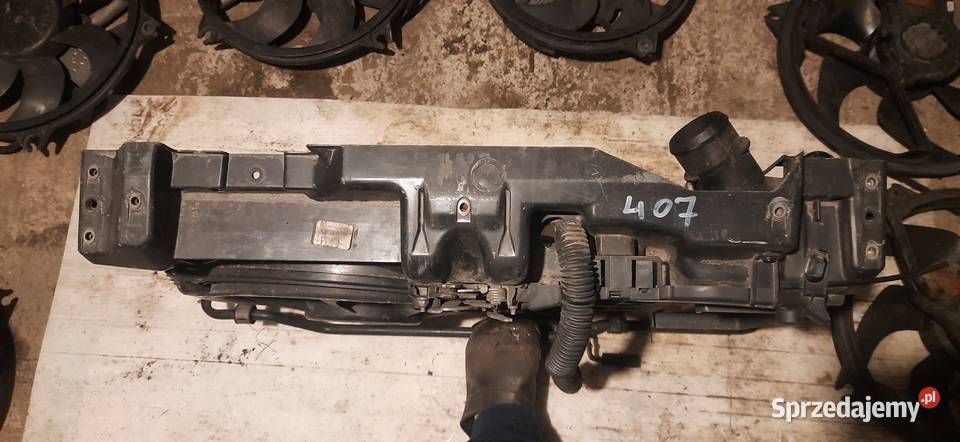 peugeot 407 wentylator chłodnicy pas przedni Siechnice