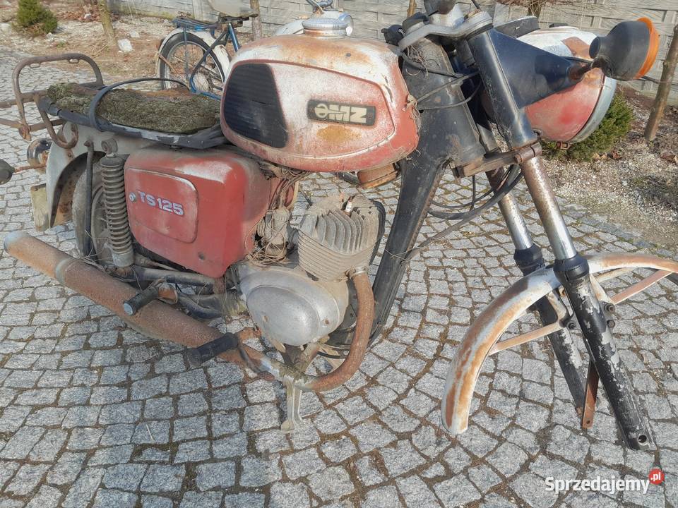 Mz ts 125 z dokumentami Mirzec