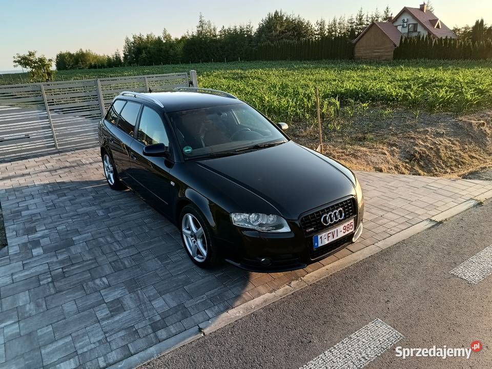 Audi A4 B7 SLine 20 TDI 140 piękna sztuka Xenon podgrzewane fotele Zamość