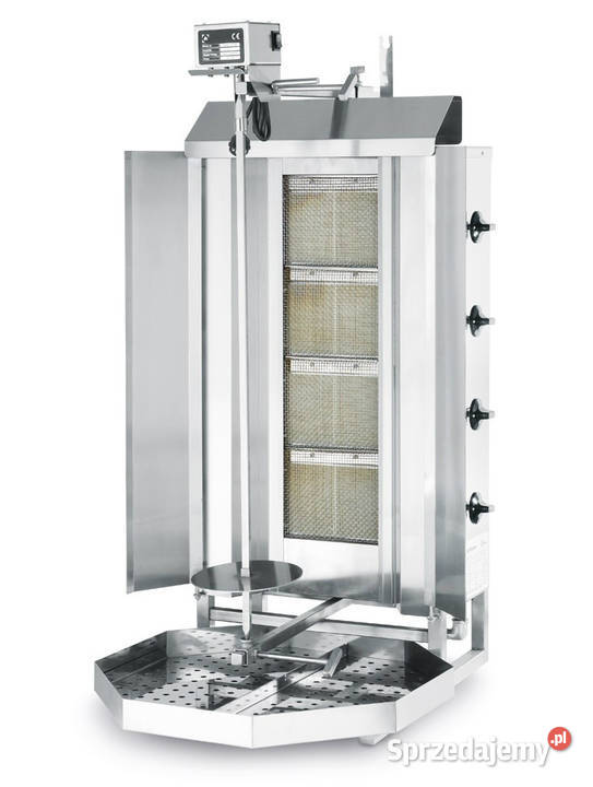 Opiekacz Grill do Kebaba Gyros Gazowy 4Palnikowy
