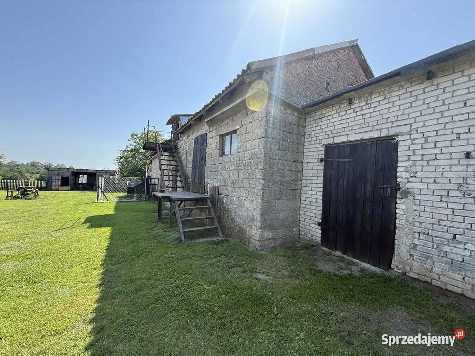 Siedlisko w mazowieckiej wsi asfalt Domy Józefków