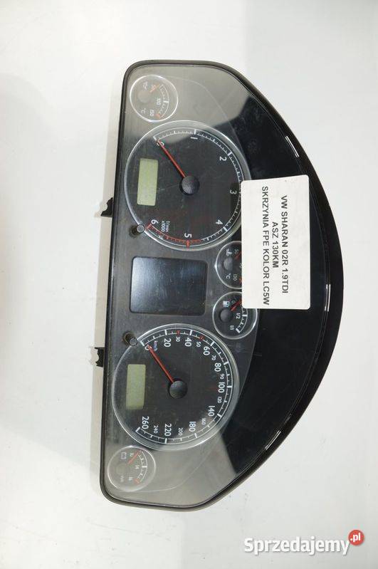 LICZNIK ZEGAR SHARAN MK II 19 TDI 7M3920840N Lipno