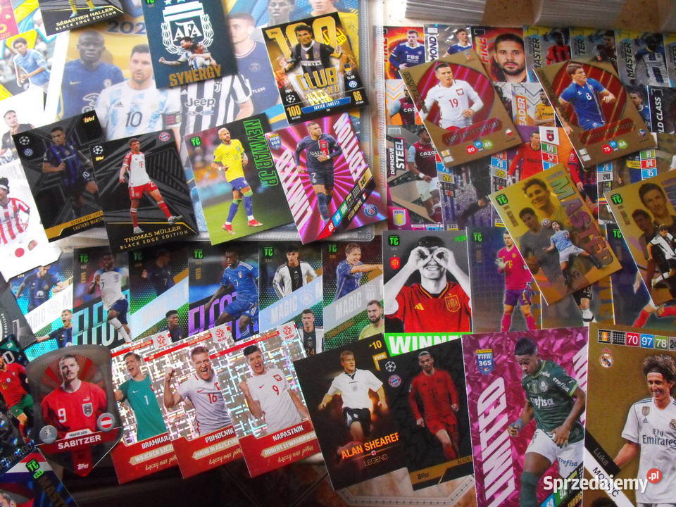 MEGA zestaw 500 kart album PANINI TOPPS MESSI śląskie Mykanów