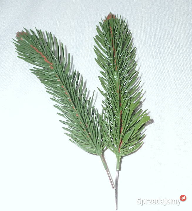 Gałązka świerkowa 3 sztuczna choinka z szyszką Siewierz