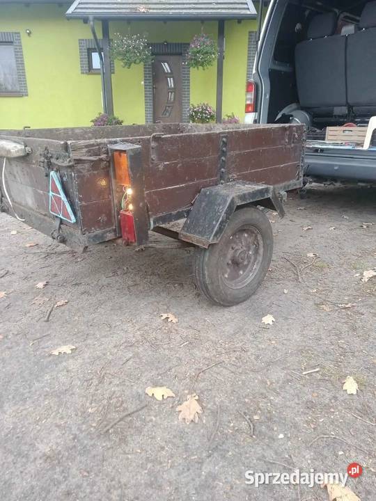 Przyczepka samochodowa lekka sam Do samochodów osobowych Czarna Woda