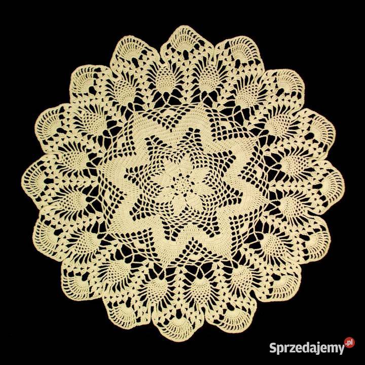 Serwetka szydełkowa 35 ecru S116 Kluczbork sprzedam
