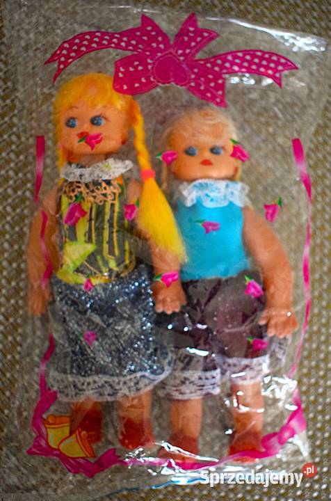 Dwie małe lalki z przed lat nieużywane Chełmno sprzedam