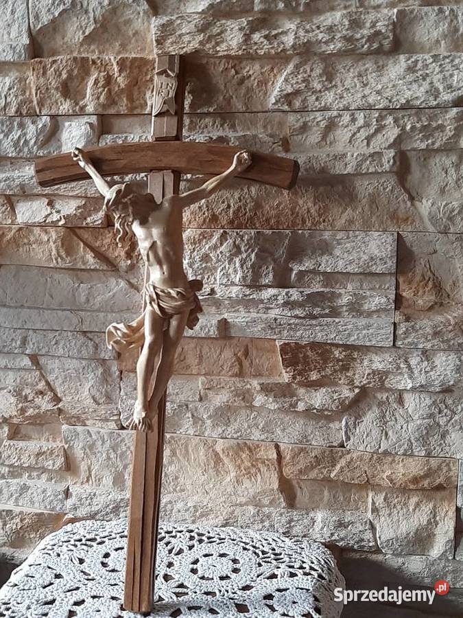 Rzeźba z drewna krzyż drewniany Ukrzyżowanie