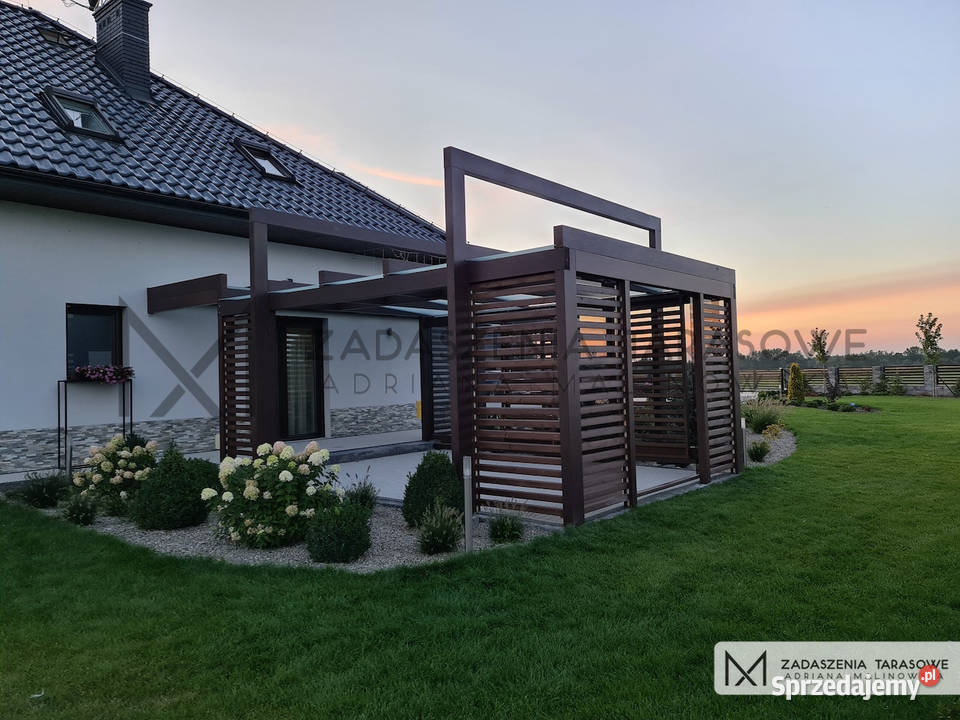 Zadaszenie tarasowe nowoczesna pergola Dom i Ogród Rzeszów sprzedam