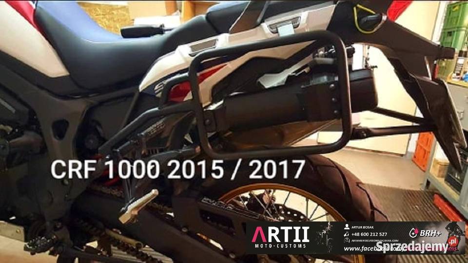 Frame for fixing side cases Africa Twin CRF1000 Mielec