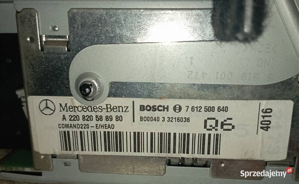 Radio Nawigacja Mercedes W220 S KLASA W215 CL Konin