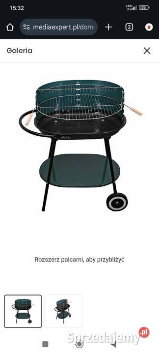 Grill węglowy na kółkach Nowy odbiór osobisty