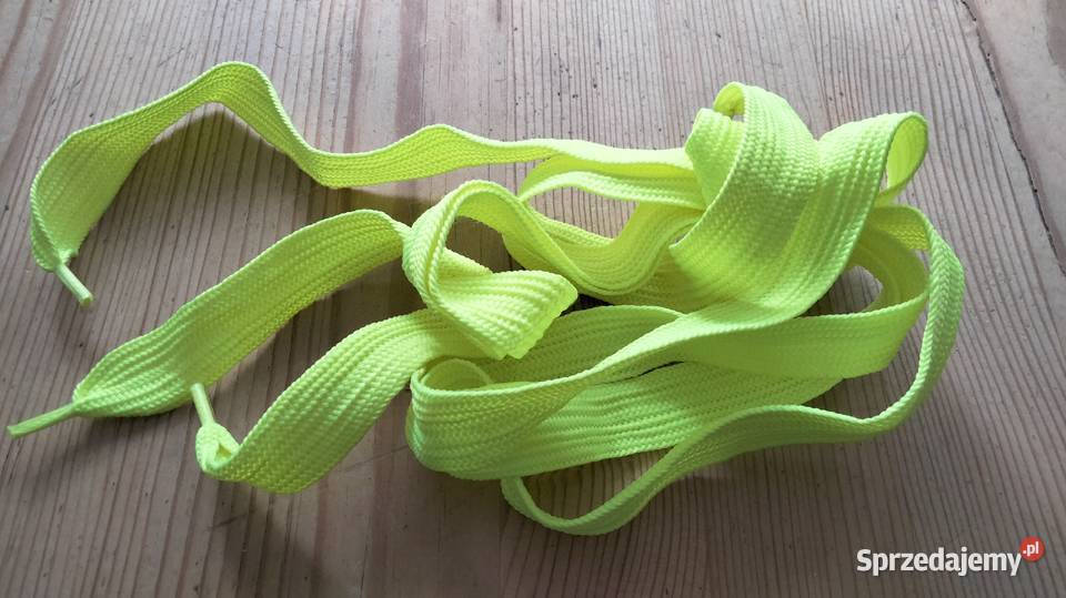 Sznurowadła płaskie długość 120 kolor jaskrawa Ostrów Wielkopolski