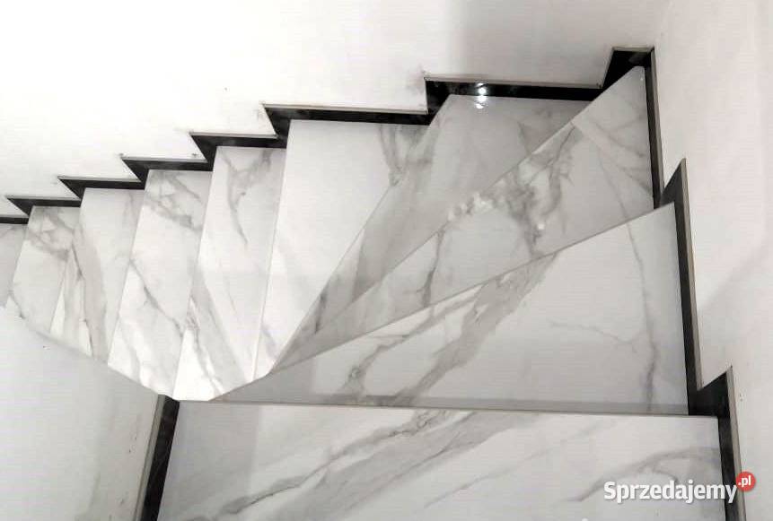 Płytki na schody CALACATTA CARRARA 120x30 Wysoki łódzkie Łask
