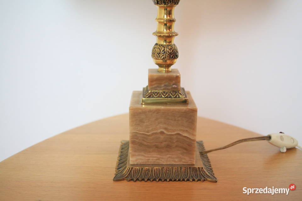 Piękne lampa stołowa klasyczna bogate zdobienie Pszczyna