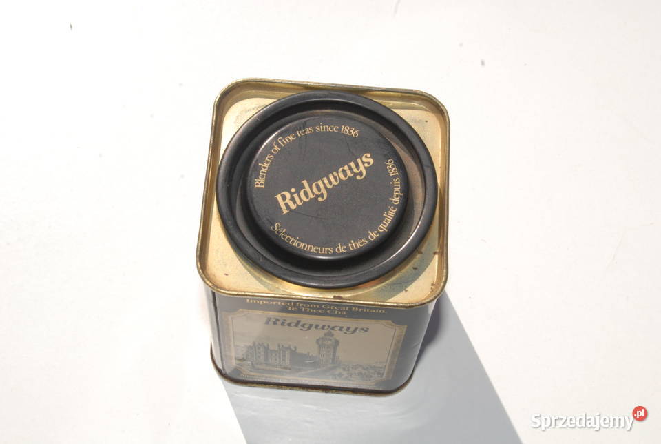 Stara puszka Angielskiej herbacie Ridgways antyk Cieszyn sprzedam