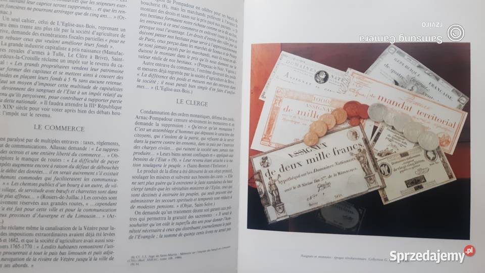 Książka 1789 en Correze wydanie francuskie twarda sprzedam