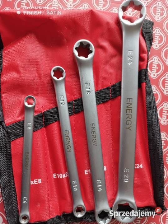 KLUCZE PŁASKIE OCZKOWE TORX OPEL 4 ELEMENTY podkarpackie Jasło