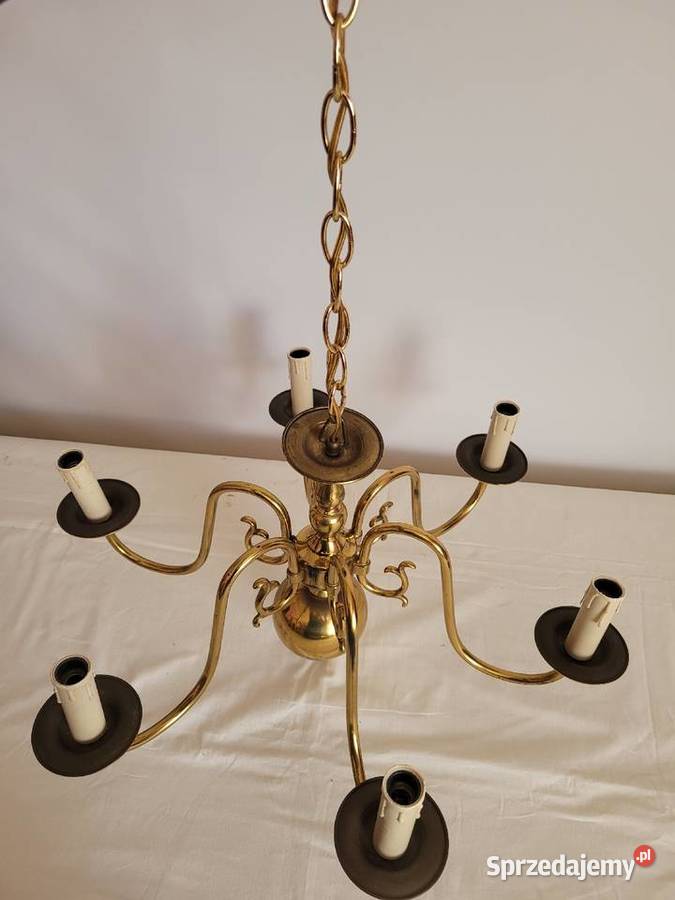 Stylowy Żyrandol sześcioramienny Białogard