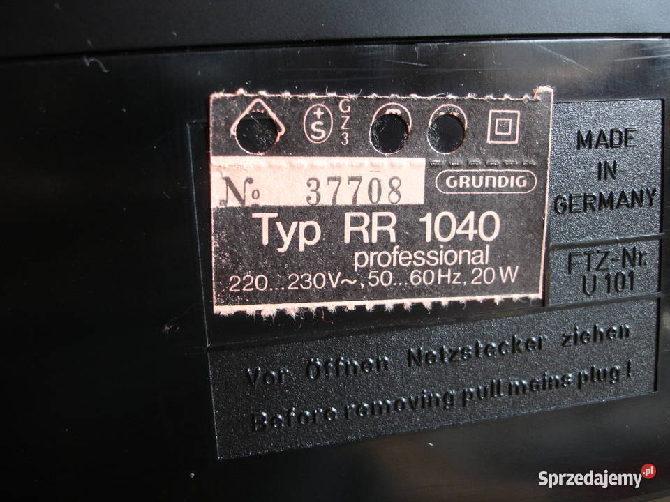 Radiomagnetofon GRUNDIG RR1040 PROFESSIONAL