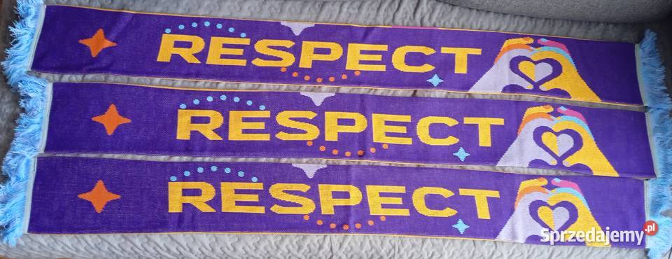 Szaliki Wrocław Respect trzy sztuki nowe nigdy Poznań