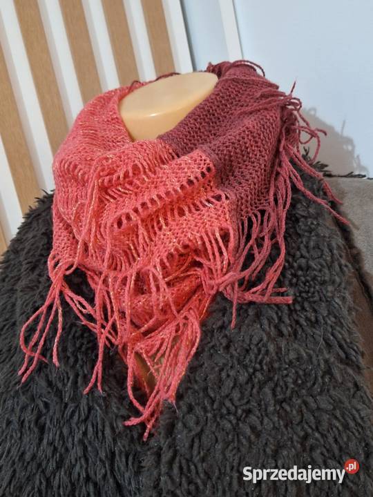 Szalo komin koralowy sprzedam