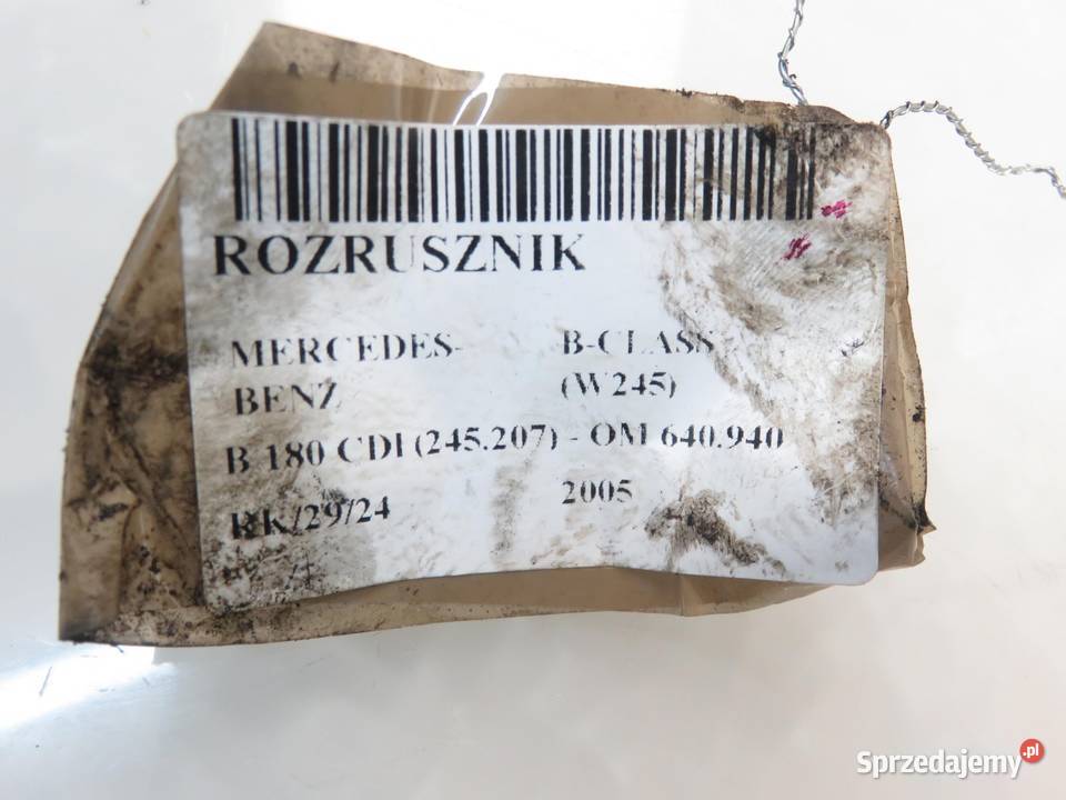 ROZRUSZNIK MERCEDES BCLASS W245 B 180 CDI