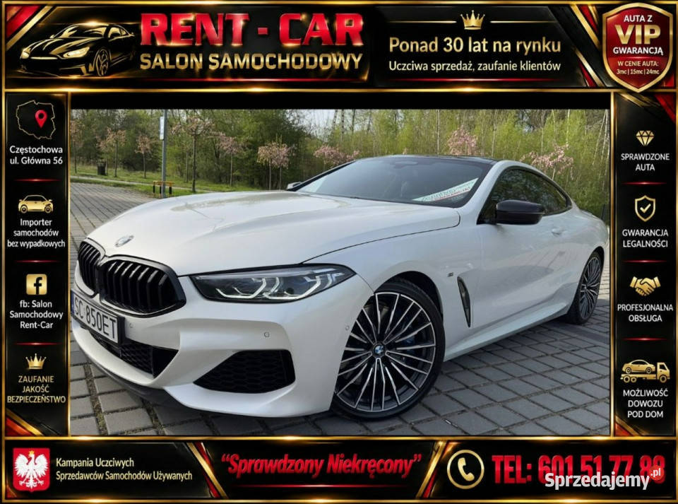BMW 850 i M xDrive53062000Serwis Bezwypadek Częstochowa