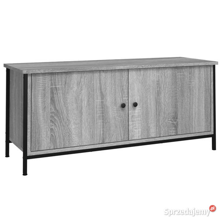 Szafka pod telewizor szary dąb sonoma 102x35x45