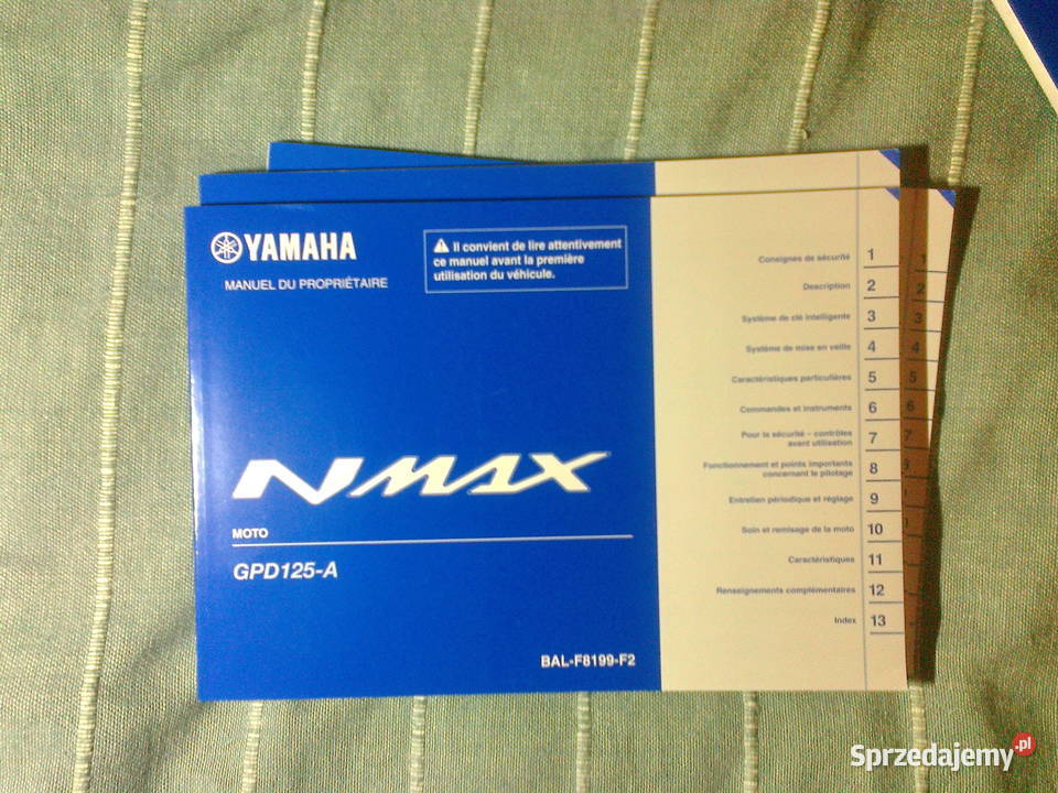 Instrukcja Obsługi Yamaha Nmax 2021 w różnych Warszawa