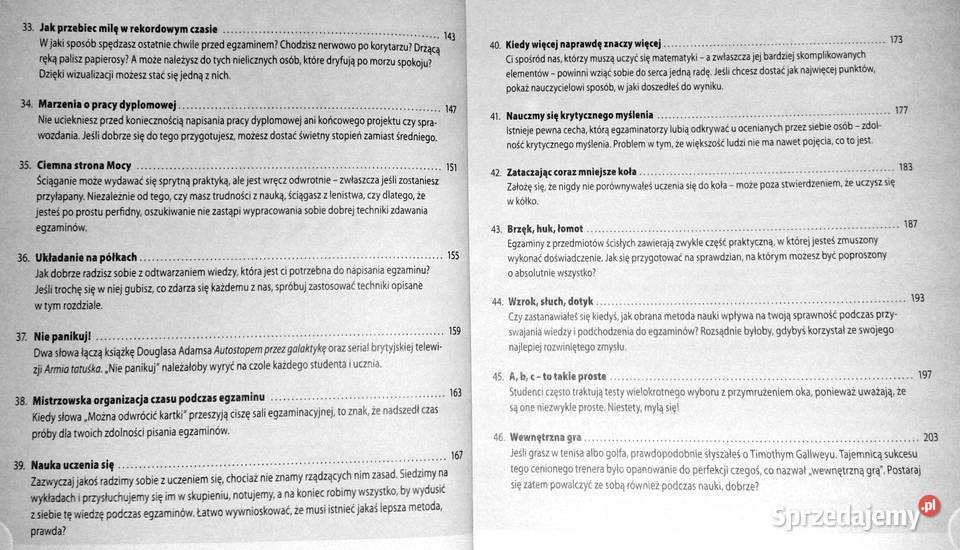 Skuteczne zdawanie egzaminów Andrew Holmes lubelskie Chełm