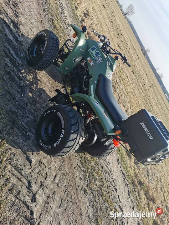 Duży Quad Adlykwity l7e kufer stan Motocykle, skutery, quady wielkopolskie Rawicz