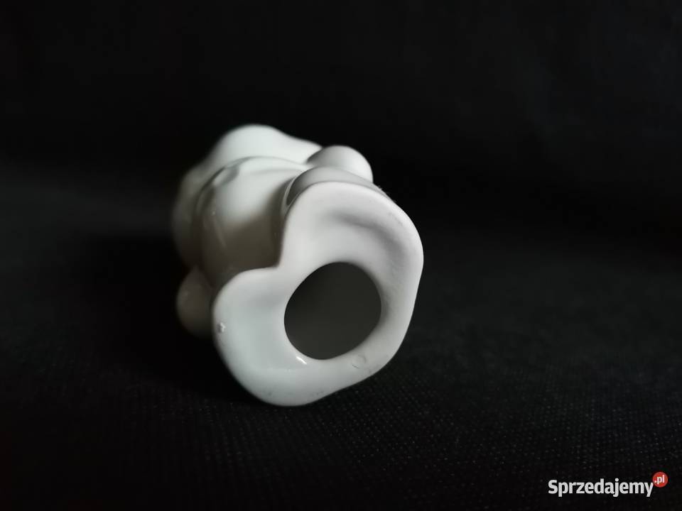 Stara figurka miś Misza maskotka olimpijska Porcelana i szkło