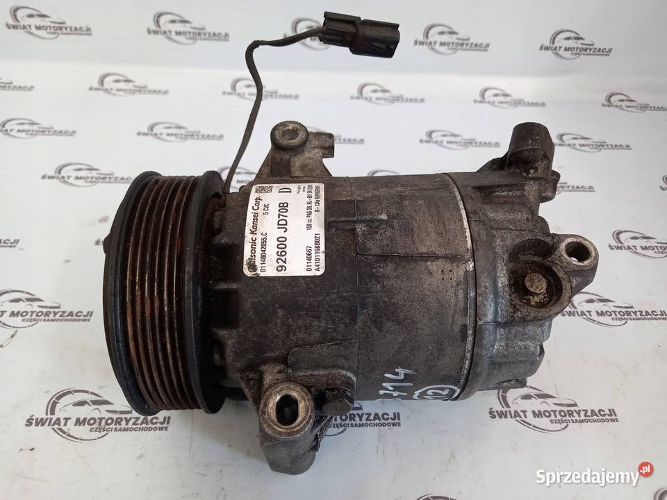 QASHQAI 20 DCI M9R833 08r 150 sprężarka Kielce