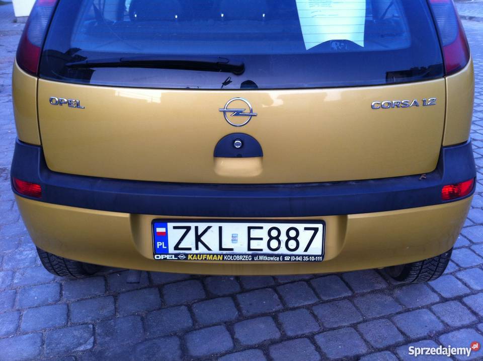 Opel Corsa 12 Benzyna 2002 Gdańsk