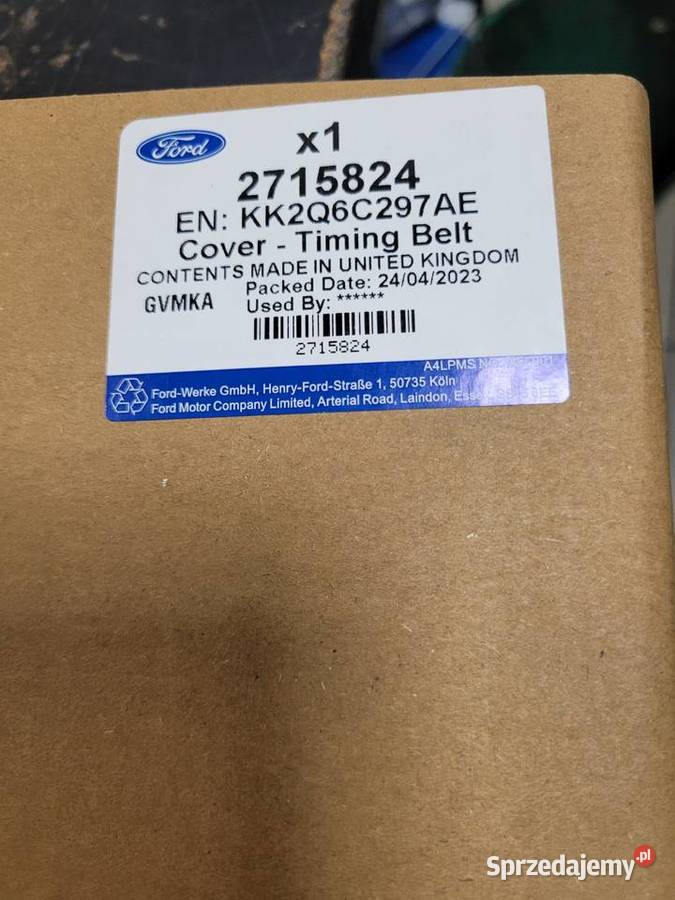 Pokrywa Osłona Rozrządu Ford 2715831 2579731
