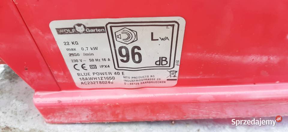 Podstawa obudowa laweta do kos elektrycznej WOLF Strzyżów