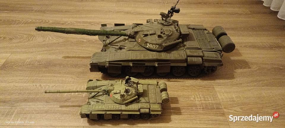 Model czołgu T72 sklejony Gotowy Idealny na Nowa Sól