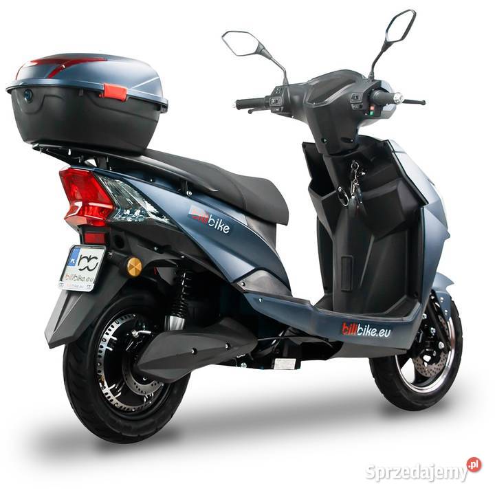 Elektryczny skuter bez uprawnień BILI BIKE LEON niebieski mazowieckie