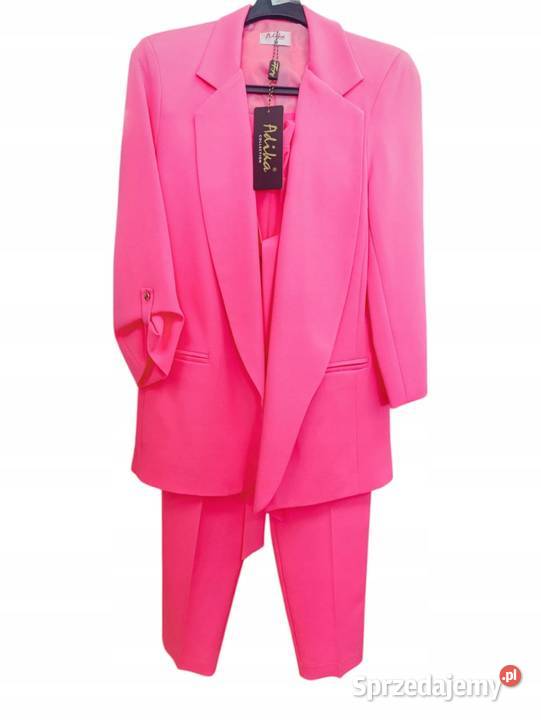 Ekskluzywny garnitur damski ADIKA TANGO neonowy Moda i Styl Wieluń