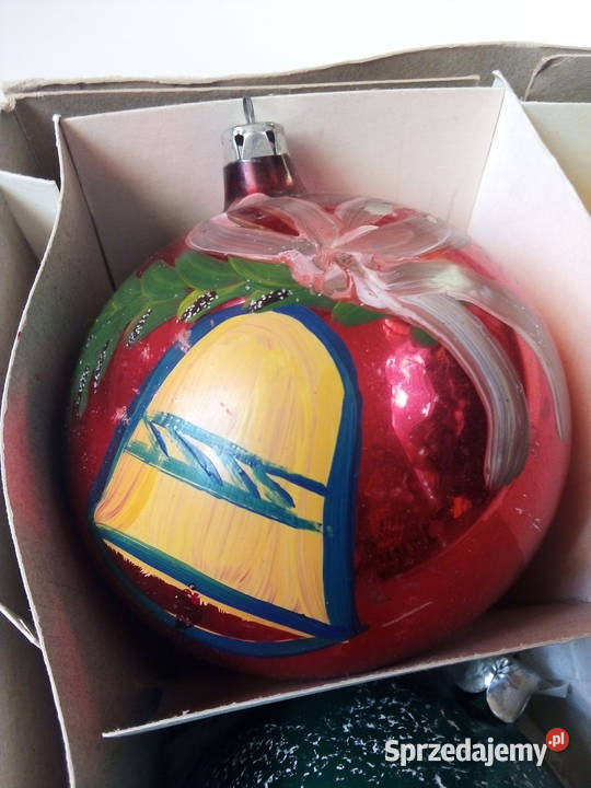 bombki kolorowe z ludzikami vintage PRL śląskie Częstochowa sprzedam